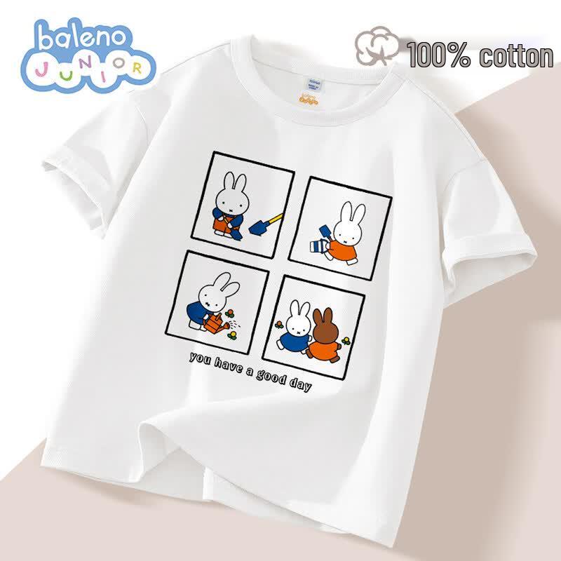 Baleno Miffy Girls  Pure Cotton Short Sleeve T-Shirt 140
