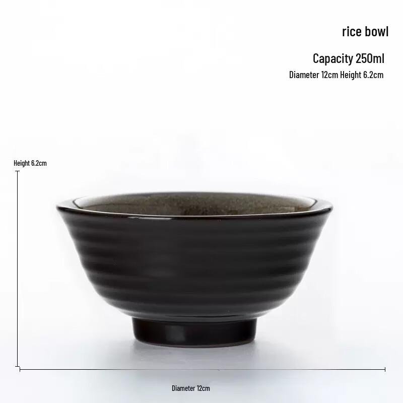 COMATE Wood-Textured Ceramic Noodle Bowl