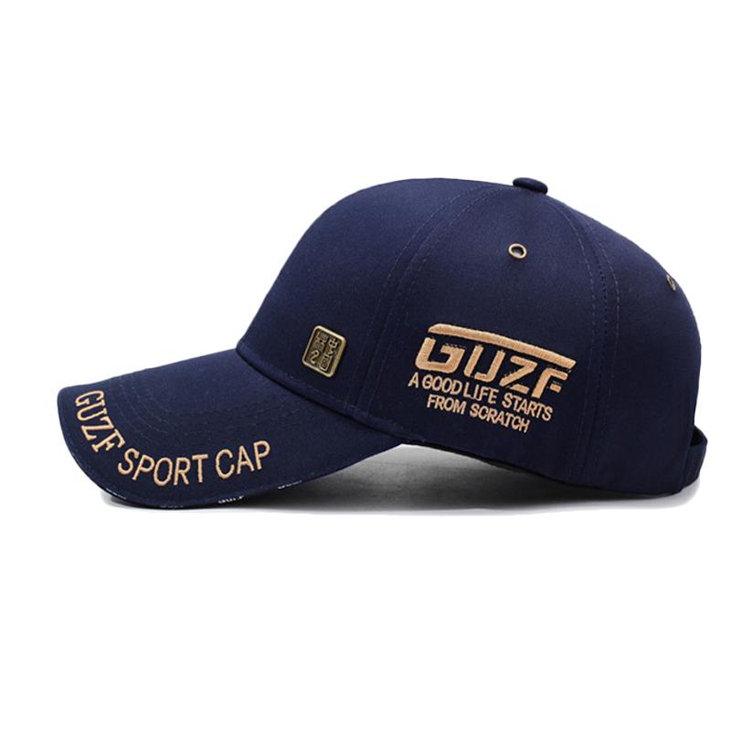 Spring Autumn Embroidered Letter Cap Men Women Hard Top Outdoor Baseball Cap