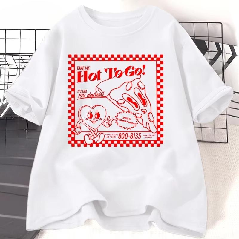 Take Me Hot To Go TShirts Roan Call Me Pretty TShirt Vintage 199 Degrees Pizza TShirt Pride Tees Cotton Casual O Neck T Shirt