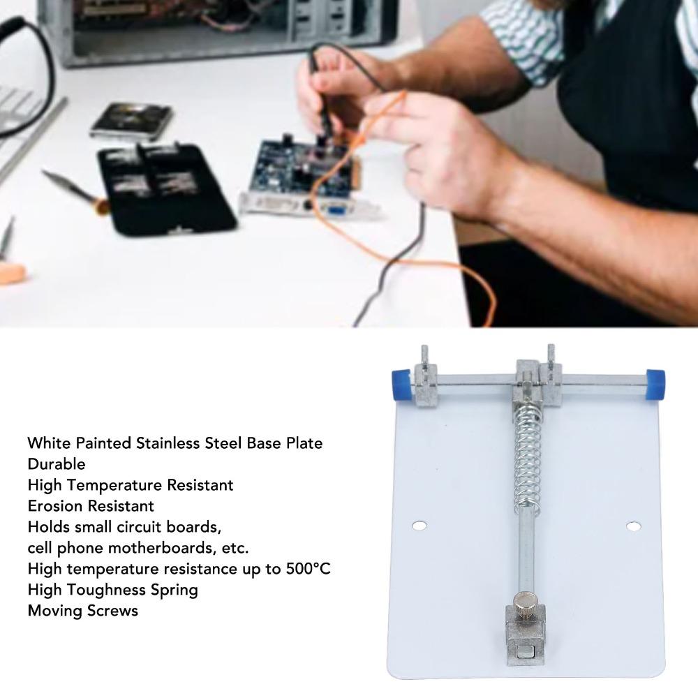 12 X 8cm PCB Holder Universal Adjustable Motherboard Circuit Board Holder Fixed Support Jig Fixture Clamp