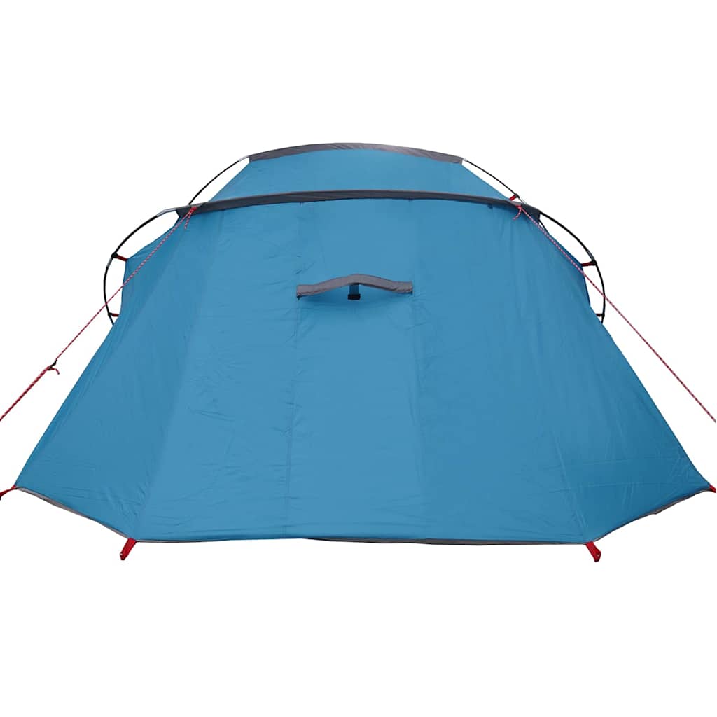 Tunnel Tent for 3 Persons Blue and Gray 328 x 228 x 115 cm