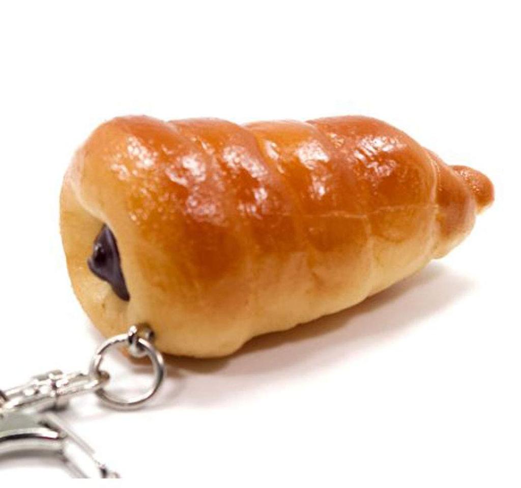 Food Sample Keychain Chocolate Cornet That Looks Like You Could Eat It 123OK -