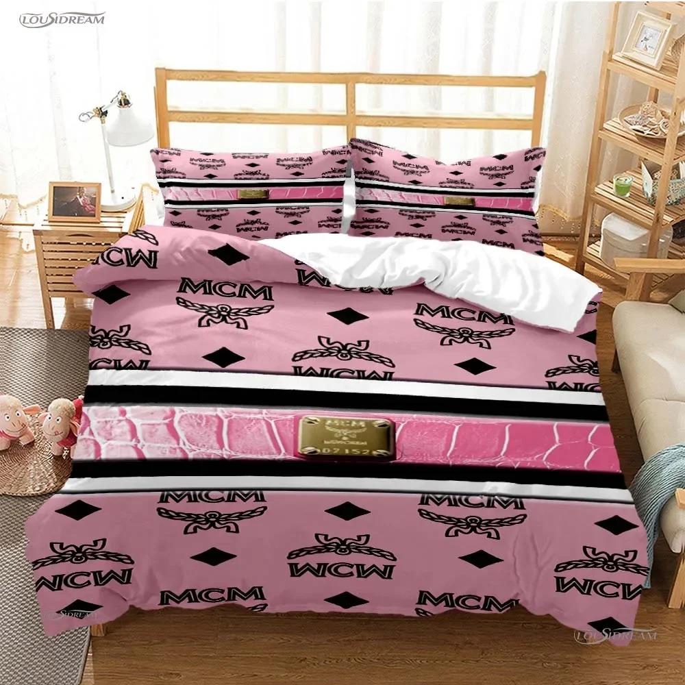 Fashin Luxury Casal All Season Duvet Comforter Cover Bedding Set Soft Quilt Cover and Pillowcases Teens Single/Double/Queen/King