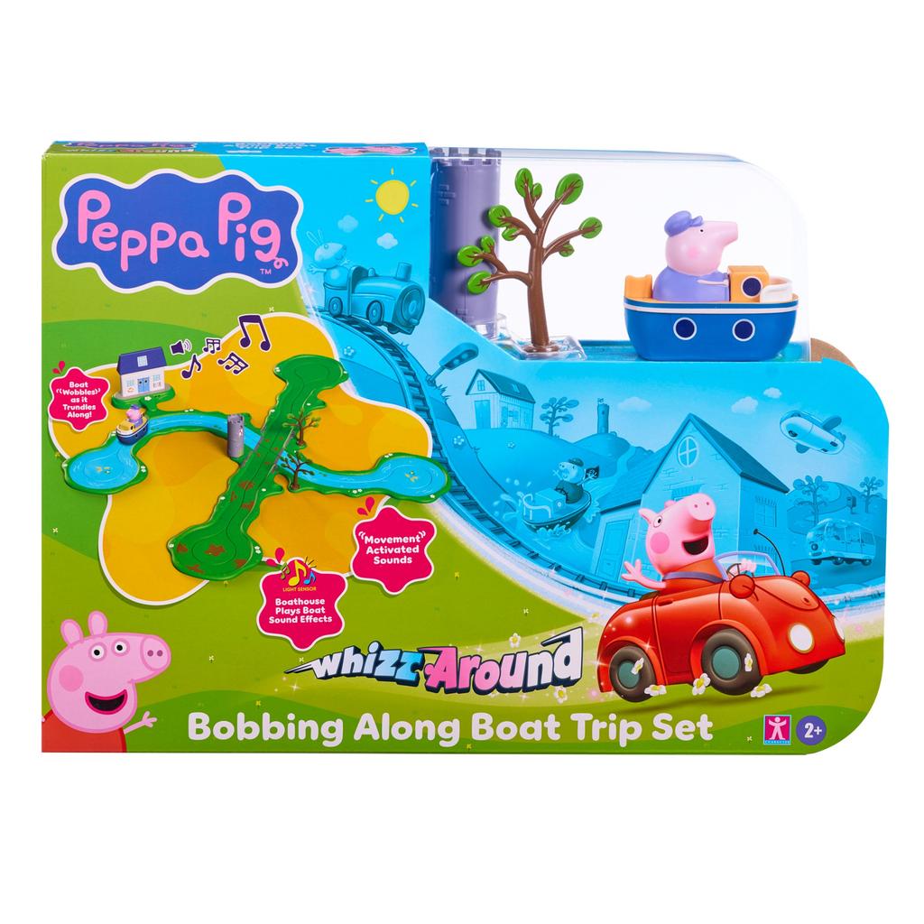 Peppa Pig stazione dei barchette - set di giocattoli con personaggi