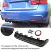 Universal 67CM Car Rear Bumper Lip Diffuser 6 Fin Shark Fin Style Car Back Bumper Spoiler Lip