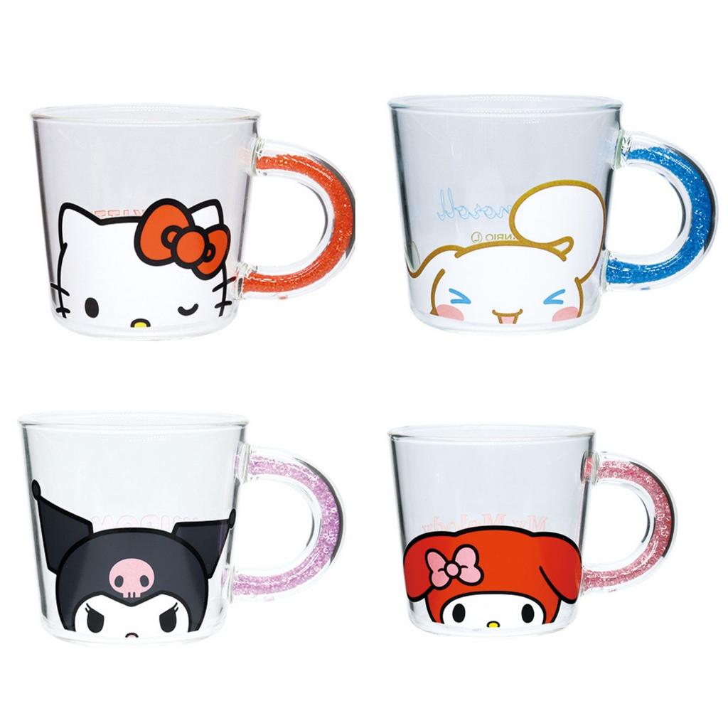 Onishi Ken Manufacturing SANRIO CHARACTERS HELLO KITTY Glass Mug D13 Size Approx. 8.9 H8.5 SRG-2800
