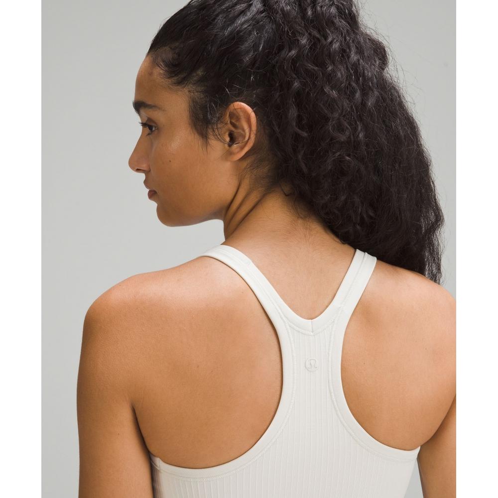 Lululemon Regata EBB To Street  Suporte Leve  Taça B C Com Barbatana