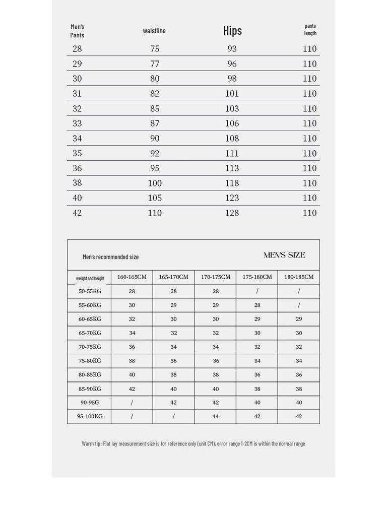 Men's Straight Fit Business Casual Trousers