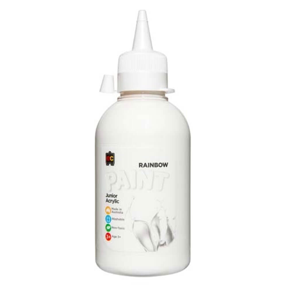 EC Junior Acryl Regenbogenfarbe 250ml weiß