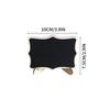 Wooden Blackboard Universal Message Board 10 Pcs/set Mini Chalkboard Portable Wedding Party Decor Decorative Parts