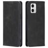 Anti-drop Leather Phone Case for Motorola Moto G73 5G,Calf Texture Wallet Stand Phone Cover