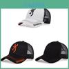 Cotton Baseball Cap With Embroidery For Adults Summer Sun Protection
