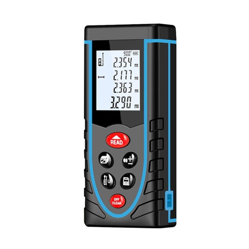 Efficient Distance Measuring Tool Rangefinder with Rechargeable Battery Fast and Accurate Measurements In Multiple Mode