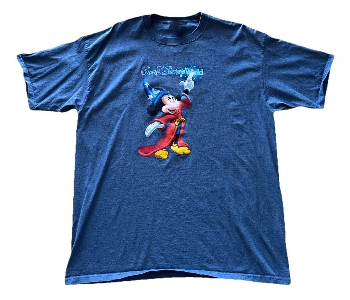 Дисней Фантазия Микки Маус Футболка Ученик Чародея 90-е Размер S-5XL S