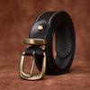 Pásek Pánská móda Trend Retro Snadné ladění První vrstva Hovězí kůže Kožená Spona Mládež Běžné džíny Pásek Pánské