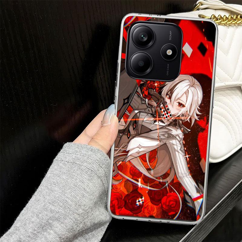 

Arlecchino Genshin Impact Case for Xiaomi Redmi Note 14 13 12 11 Pro Plus Phone Cover 14S 12S 11S 11E 11T 10S 10 9S 9 Silicone F Redmi Note 12S