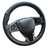 Hand-sewn Steering Wheel Cover  Leather For Honda Civic 10 2016- CR-V CRV 2017- Clarity 2018-