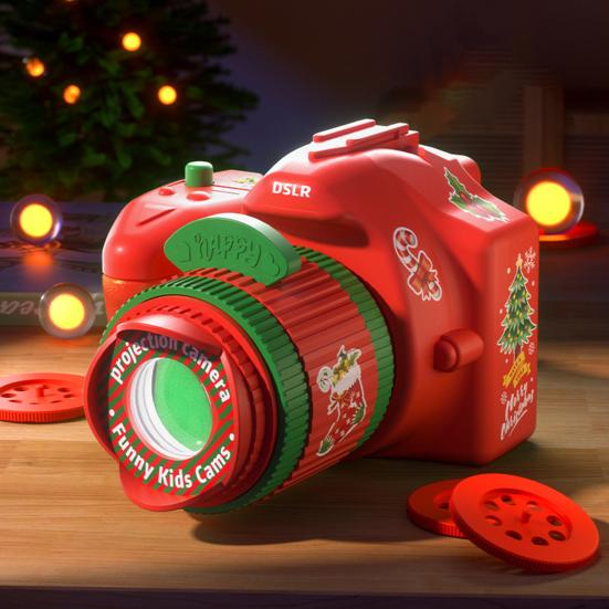 Children's Christmas Projection Camera Toy Projection Stimulates Educational Wall Ceiling Fun Brain Development Image Projector
