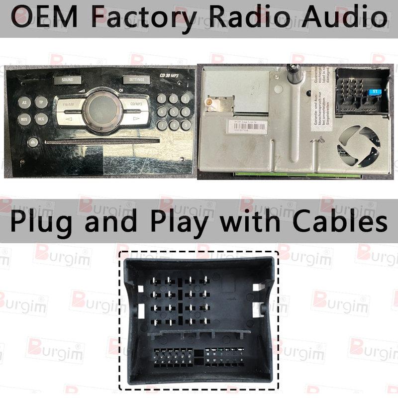 Car Radio Frame Fascias For Opel Corsa D Vauxhall Corsa D 2007-2012 9 Inch 2DIN Stereo Panel Harness Wire Canbus Box Power Cable