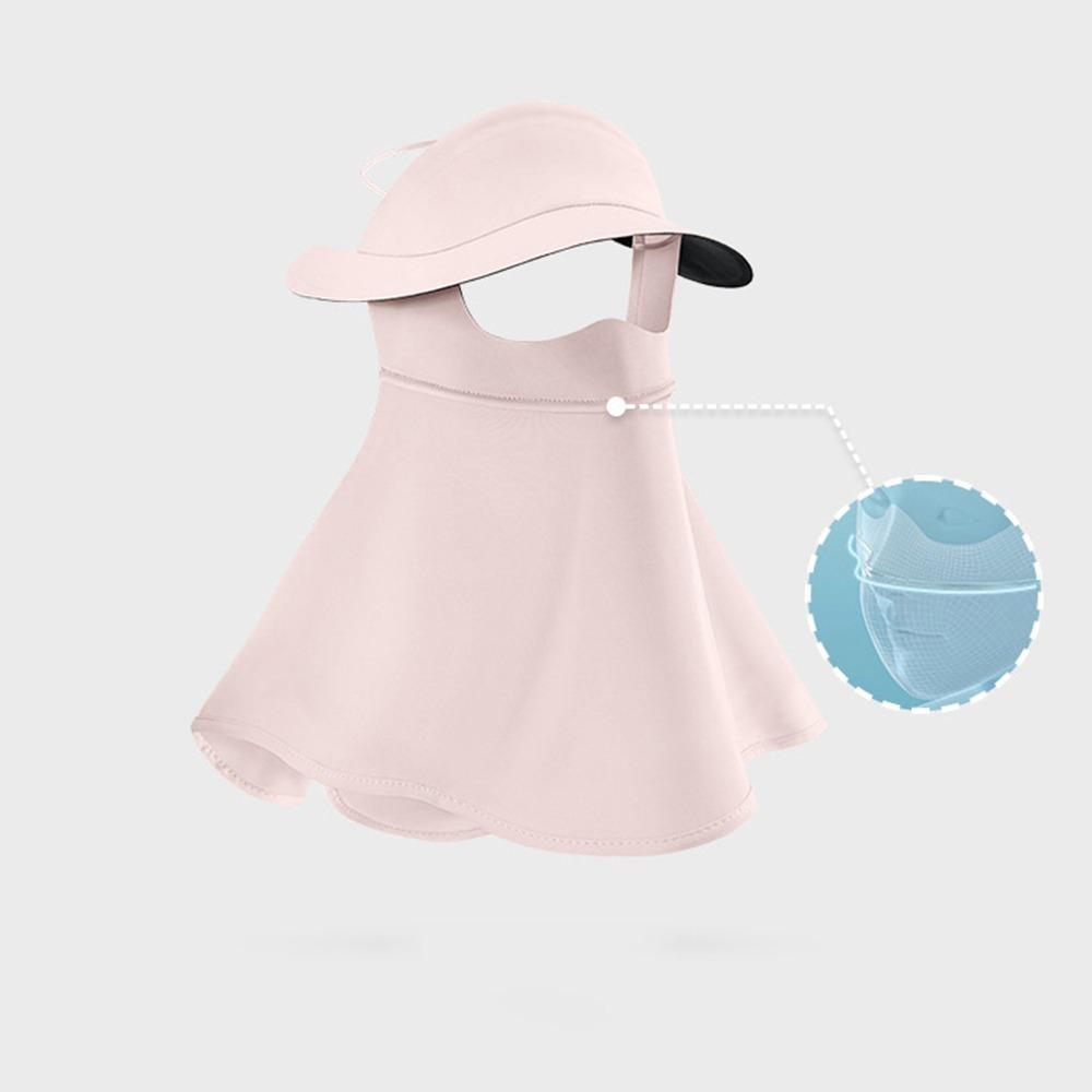Ice Silk Anti-UV Neck Scarf Full Face Sunshade Face Mask Fashion Sun Protection Mask  Cycling