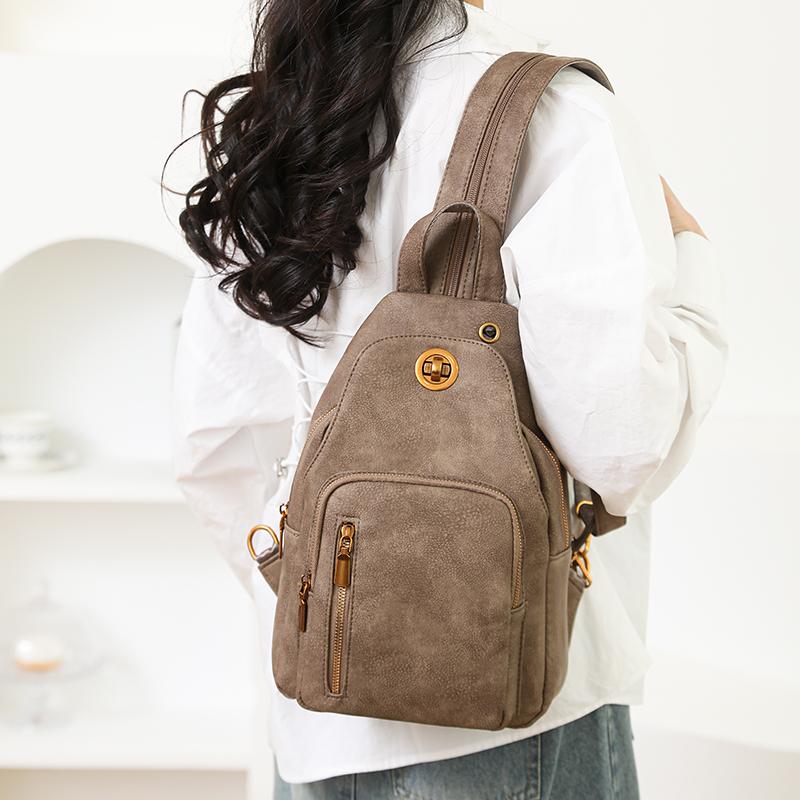 Waterproof Women's Lightweight Chest Bag Multifunctional Backpack Travel Bag