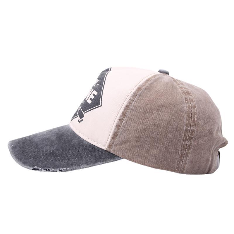 Baseballmütze aus gewaschenem Stoff für Herren und Damen, Herbst- und Reisevisier, Außenhandel, heißer Hut