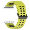 Silicone Strap for Apple Watch Ultra 3 49mm Band Breathable Bracelet for iWatch Series 11 10 42 46mm 9 8 7 6 SE 45mm 44mm Strap