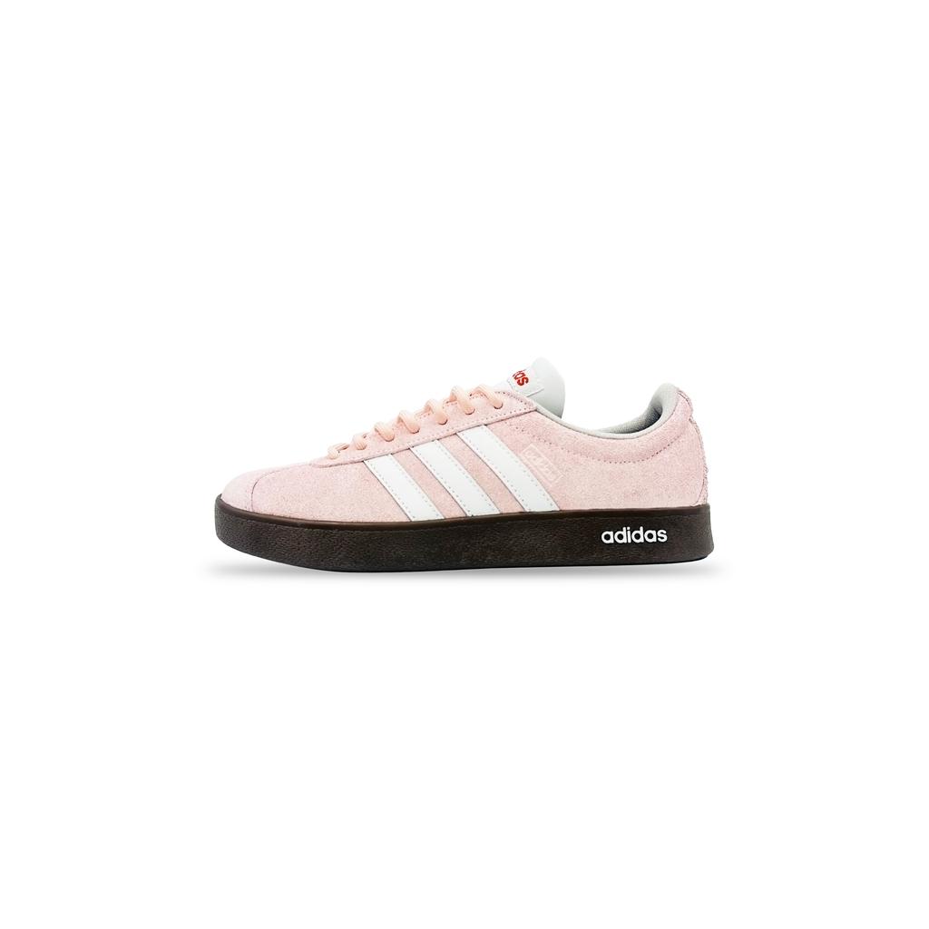 adidas Neo VL Court 2.0 YIMING Manufacturing, Rosa Suave Verão Resistente à Abrasão Cano Baixo Tênis de Skate Unissex HQ1802(Equipe653-)