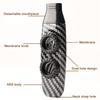 Dual-Hole Kazoo Musical Instrument, Lightweight Durable Grain Design Practice Kazoo For Guitar Ukulele Accompaniment