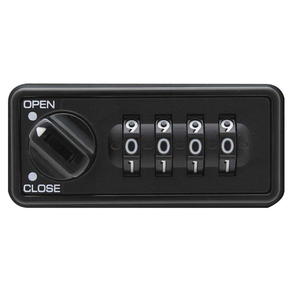Nakabayashi Security Desktop Case with Combination Lock, A4 Size, Vertical, White, 92656