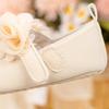 New Lace Flower Velcro Baby Shoes - Soft Sole Princess Walker