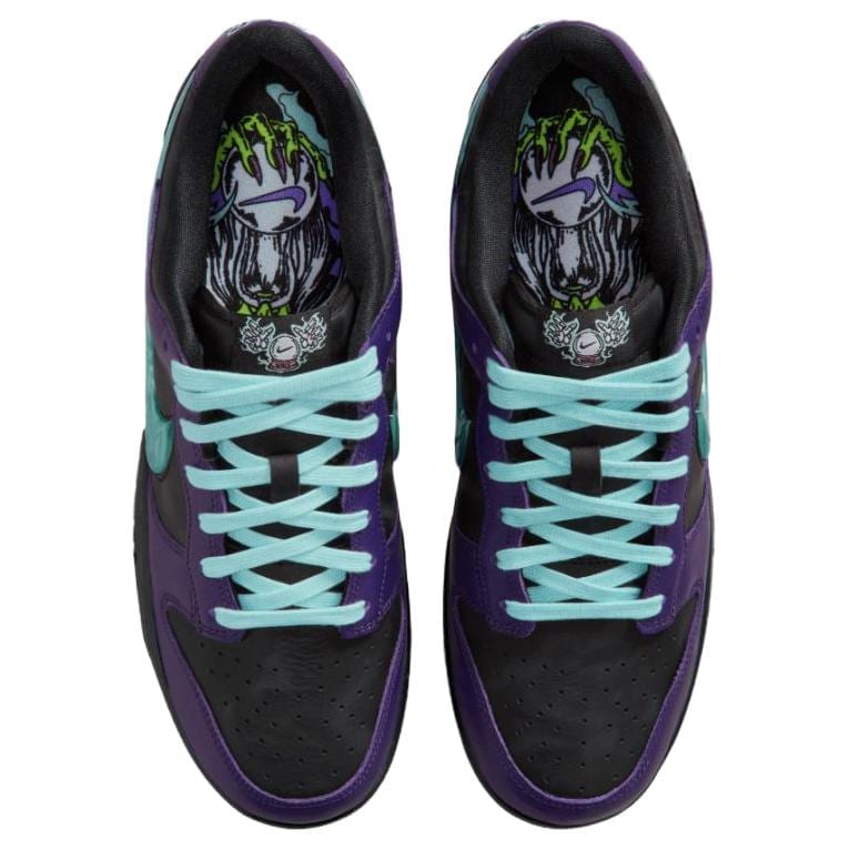 Nike Dunk Low Top Skateboard Schuhe Herren Schwarz Blau IB2267-001