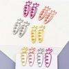 20pcs Carrot Shaped Paper Clips Cartoon Bookmark Holder Paper Decorative Clip  Home