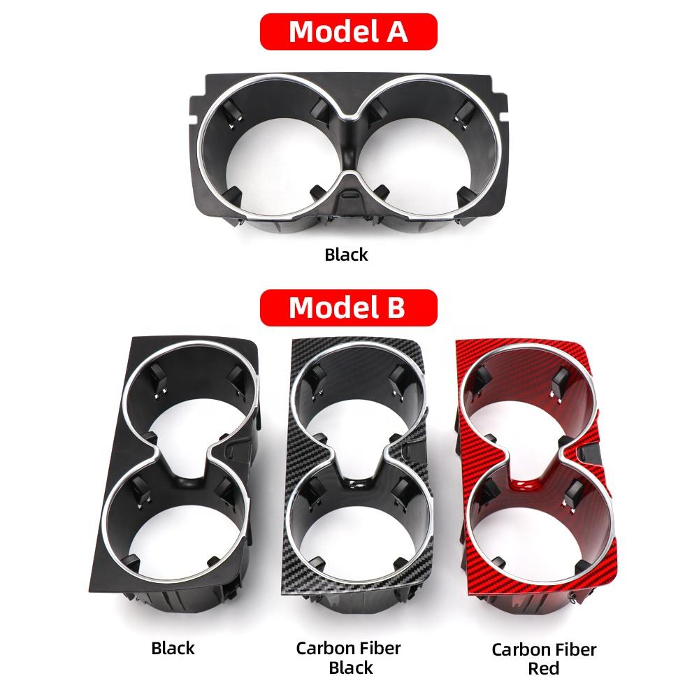 For Benz W222 W217 Car Front Center Console Drinks Water Cup Holder Insert Frame for Mercedes S Class S300 S350 S400 2226830075