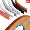 5M New U-shaped Edge Banding Cabinet Desktop Edge Banding Decorative Strip TPE Wood Furniture Protector Cover Home Decoration