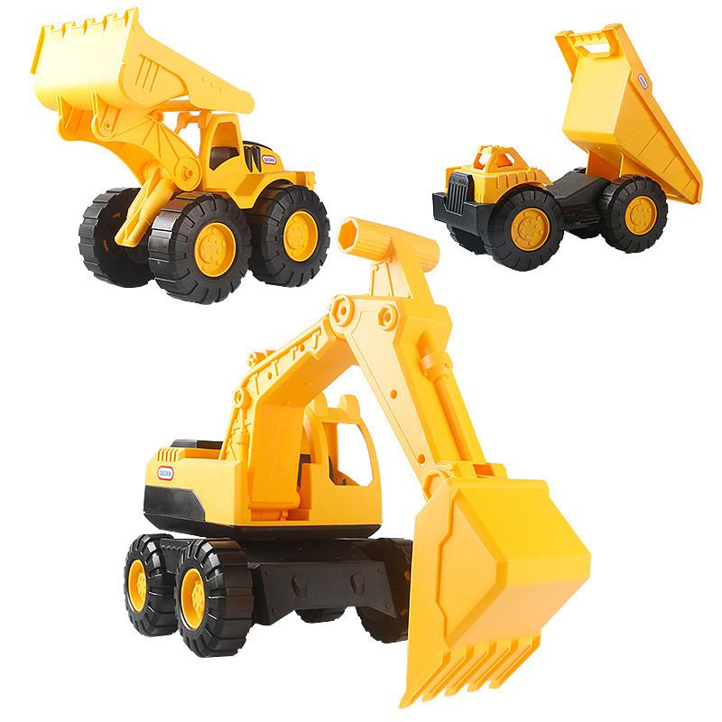 Car Engineering Children Fall Resistant Excavator Stirring Truck Boy Beach Toy