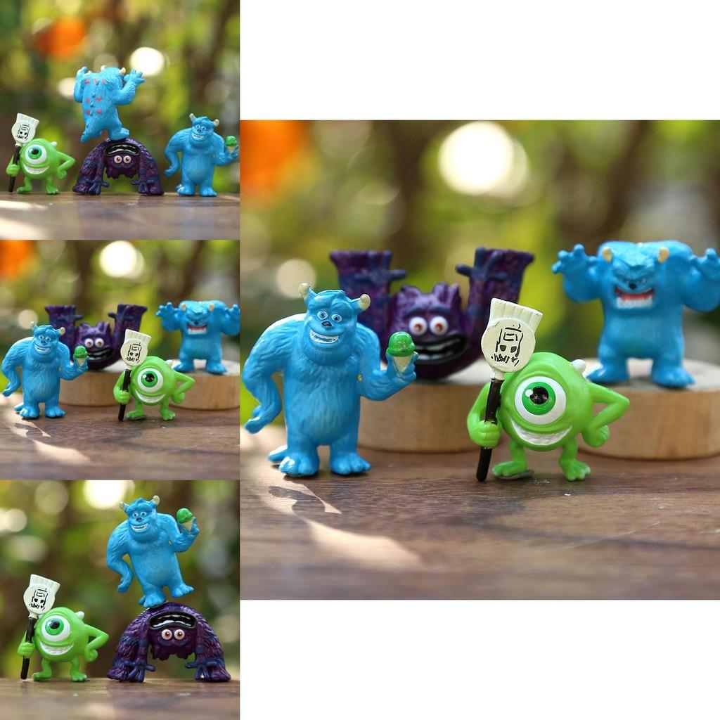 Monsters University Pvc Action Figure Toy With Diy Micro Landscape For Desk Decor Special Characters Included