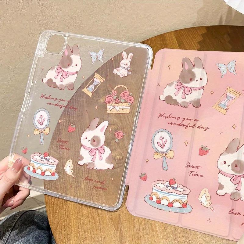 Flip Cover Protective Cover for IPad Air 6 Case IPad 10th Gen Air 5th 4th 10.9 Pro 11 2/3/4 IPad 10.2 7th 8th 9th Smart TPU Case ipad mini6 8.3