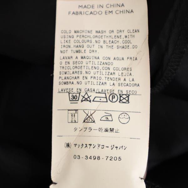 MAX&CO Short Sleeve Camisole with Lace One Piece 44 Black Women Used