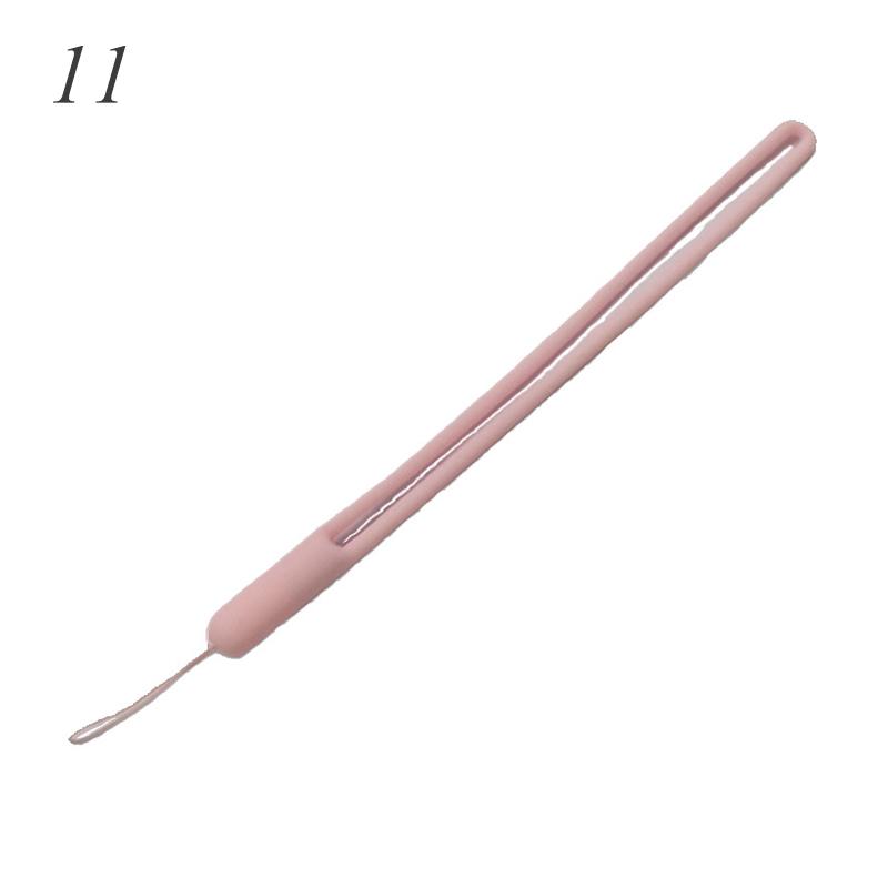 1vnt Mobiliojo telefono raištelis Telefono riešo dirželiai raktų pakabukas Silikoninis tempiamas fotoaparato dirželis vienspalvis