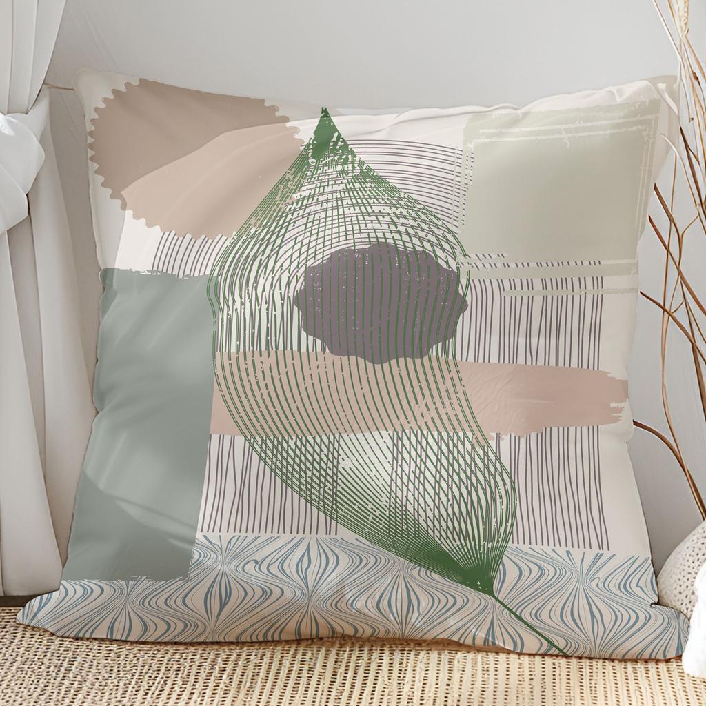 Modern Abstract Style Pillowcase Spring Decorative Pillow Cushion Cover Household Products