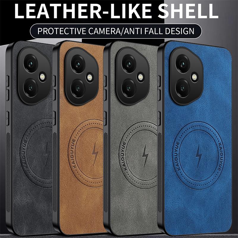 For Honor 400 Luxury Leather Magnetic Phone Case For Honor 400 Pro Wireless Charging Shockproof Bumper Cover For Honor 400 Lite