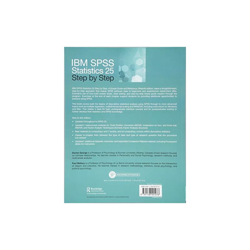 IBM SPSS Statistics Step by Step: A Simple Guide and Reference