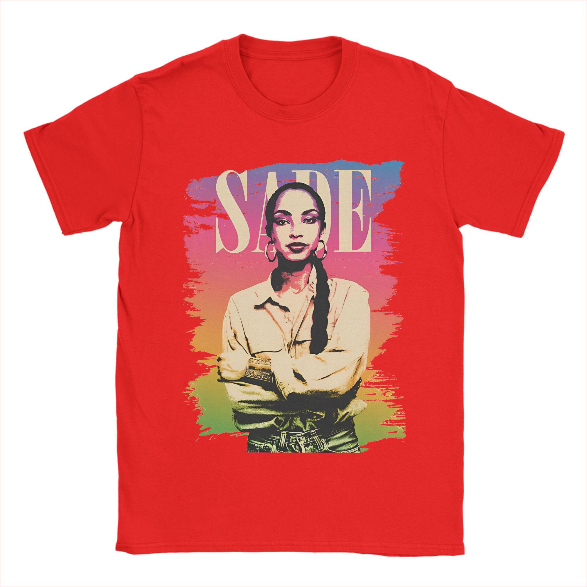 

SSade Adu Singer T Shirt Summer Cotton T Shirts For Men Fashion Design Tee Shirt Short Sleeve Streetwear Tops S