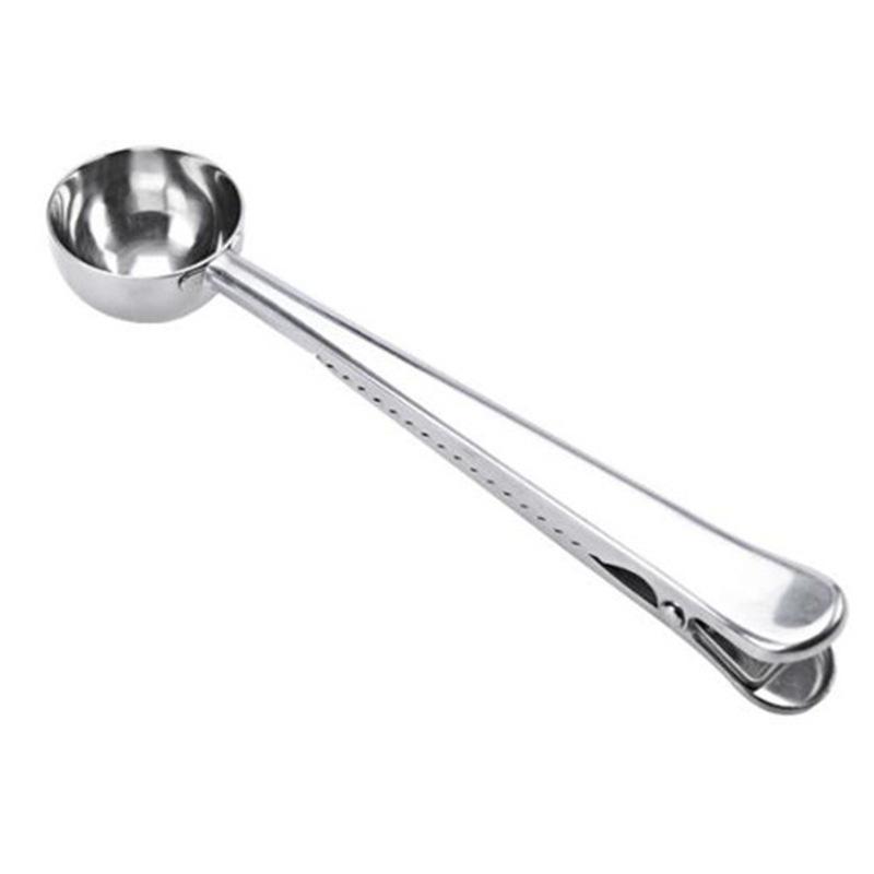 Coffee Spoon Measuring Spoon Coffee Beans Coffee Powder Sealing Clip Measuring Spoon Coffee Utensil Bean Spoon Quantitative Spoon Measuring Spoon