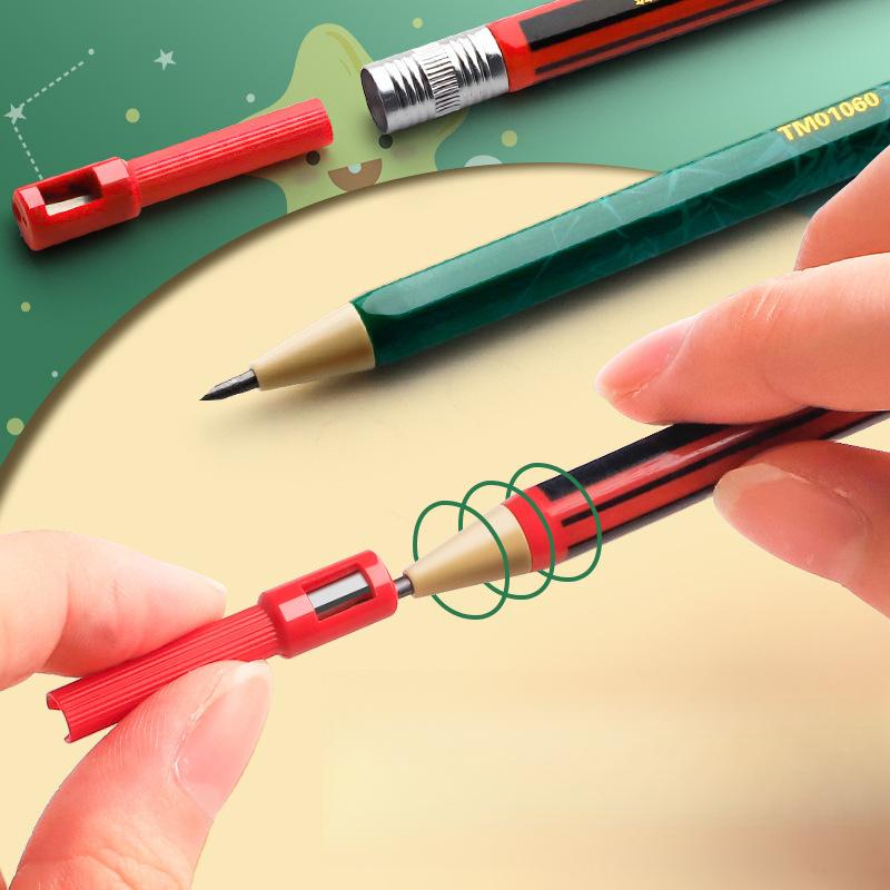 5-Piece Mechanical Pencil Set 2.0mm writing pencils with matching replacement leads Smooth writing with minimal lead breakage 2B hardness