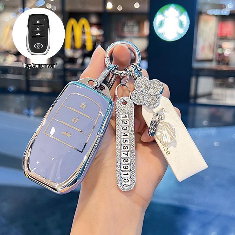 Toyota Schlüsselabdeckung Kompatibel mit Corolla, Camry, Levin, RAV4, Venza, Avalon und Fenglanda