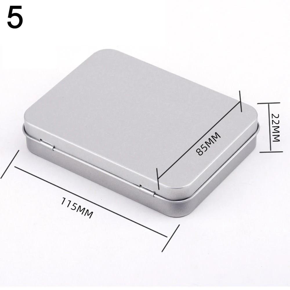 1Pc Refillable Tea Cans Metal Box Aluminum Tin Jar Nail Candle Cosmetic Container Candy Packaging Lid Storage Box for Cream Balm