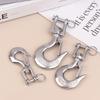 304 Stainless Steel Trigger Clevis Swivel-Eye Lifting Snap Tone Hook Wire Rope Lifting Hook With 150/ 350/650Kg Loading Capacity